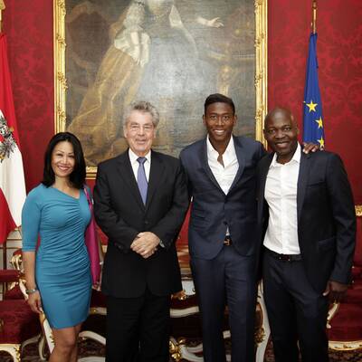 Alaba zu Gast bei BP Fischer