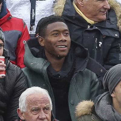 Alaba besuchte Super G in Kitzbühel