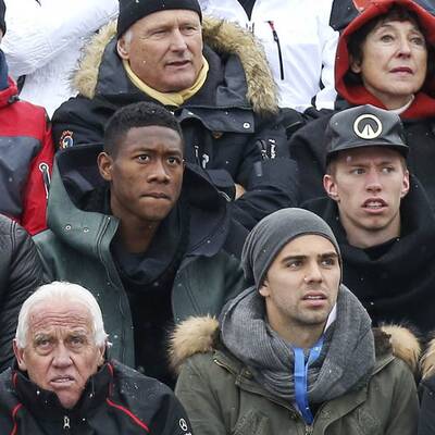 Alaba besuchte Super G in Kitzbühel