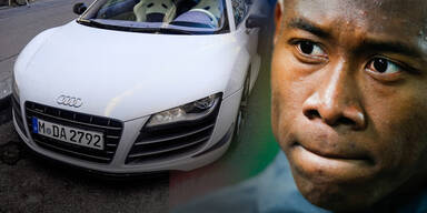 Alko-Unfall mit Alabas Bayern-Audi !