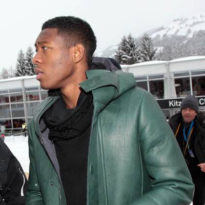 Alaba besuchte Super G in Kitzbühel