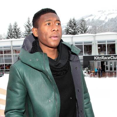 Alaba besuchte Super G in Kitzbühel