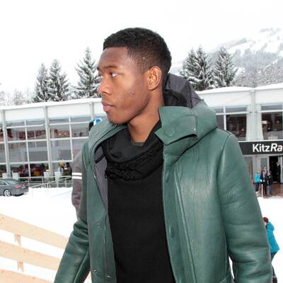 Alaba besuchte Super G in Kitzbühel