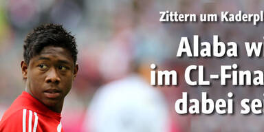 Alaba will Kaderplatz für CL-Finale