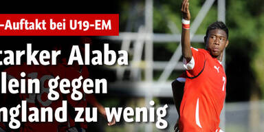 Alaba allein gegen England zu wenig