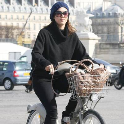 Der Umwelt zuliebe: Stars am Rad