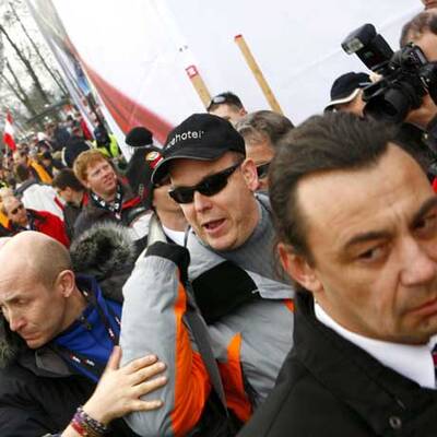 VIPs beim Hahnenkammrennen