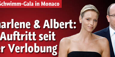 Fürst Albert präsentiert seine Verlobte