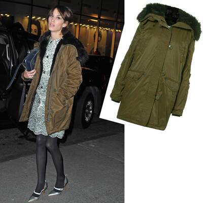 Olivia Palermo in einem Zara Kleid um 48 Euro 