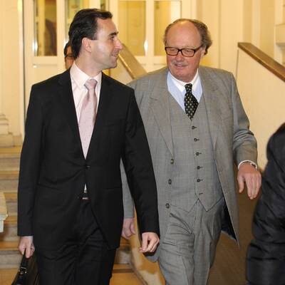 Alfons Mensdorff vor Gericht