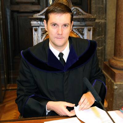 Alfons Mensdorff vor Gericht