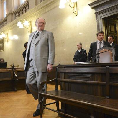 Alfons Mensdorff vor Gericht