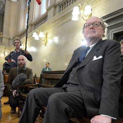 Alfons Mensdorff vor Gericht