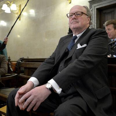 Alfons Mensdorff vor Gericht