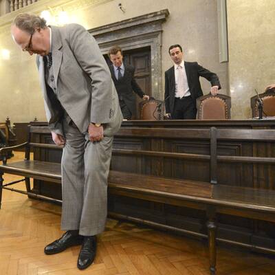 Alfons Mensdorff vor Gericht