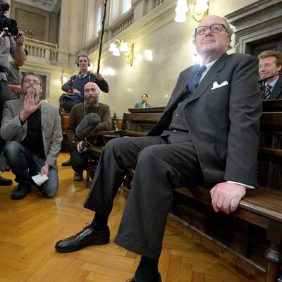 Alfons Mensdorff vor Gericht