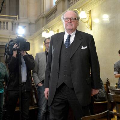 Alfons Mensdorff vor Gericht