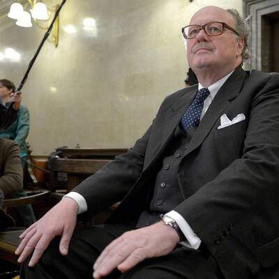 Alfons Mensdorff vor Gericht