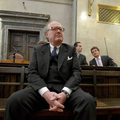 Alfons Mensdorff vor Gericht