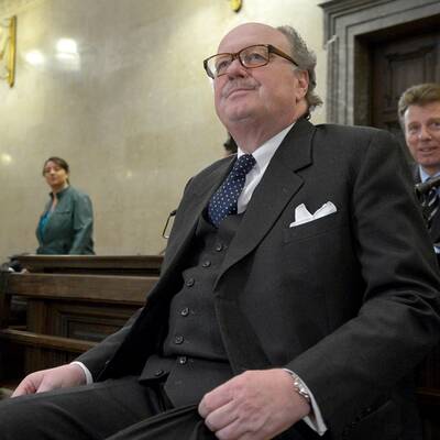 Alfons Mensdorff vor Gericht