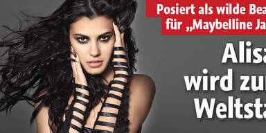 Alisar ole: Erster großer Model-Auftritt