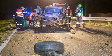 Alko-Lenker baut Horror-Crash 