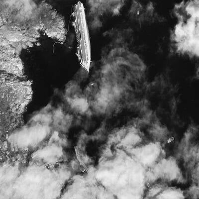 ´Hier retten sich die Passagiere