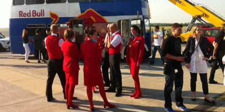 Star-Flieger ist gelandet