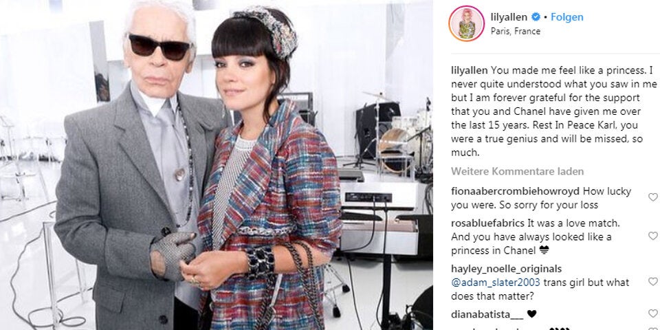 So trauern die Stars um Karl Lagerfeld