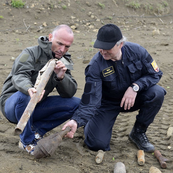 Bundesheer sprengt 30 Tonnen Kriegs-Schrott