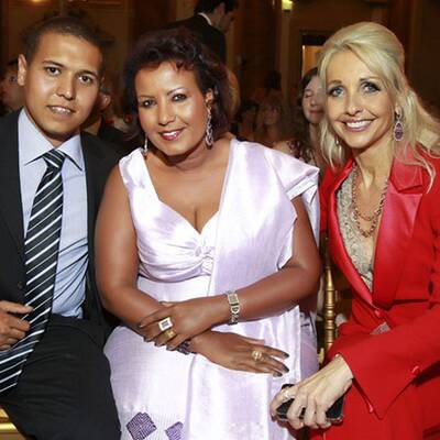 Almaz Böhm bei ihrer Dankesrede 