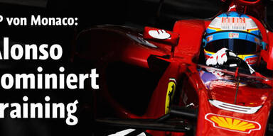 Alonso dominiert freies Training