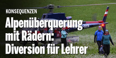 Alpenüberquerung mit Rädern: Diversion für Lehrer