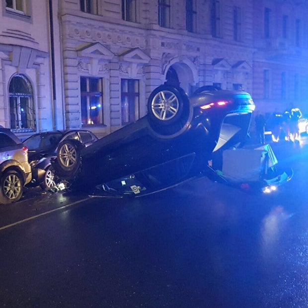 Spektakulärer Unfall mitten in Wien