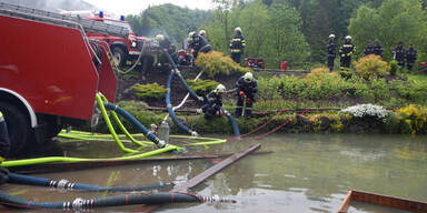 Hochwasser-Alarm in Österreich