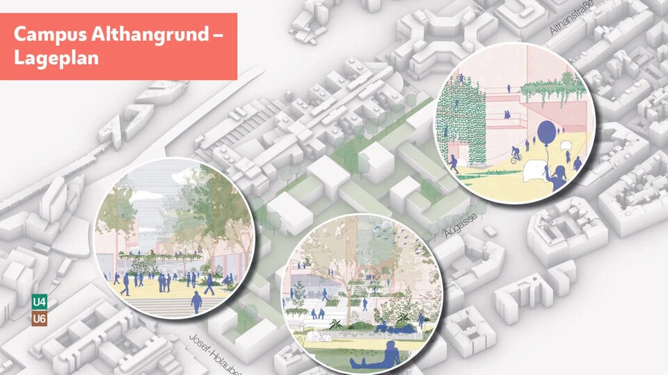 Althangrund Campus Lageplan