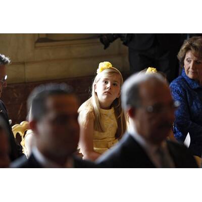 Krönung in den Niederlanden: Prinzessinnen bei der Probe