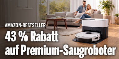 43 % Rabatt auf Premium-Saugroboter: Dieser Amazon-Deal ist gerade besonders beliebt