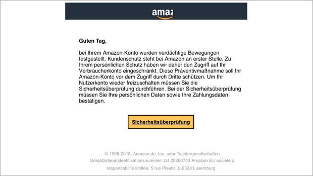 Achtung: Neuer Mega-Betrug bei Amazon
