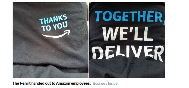 Amazon verhöhnt Tausende Mitarbeiter