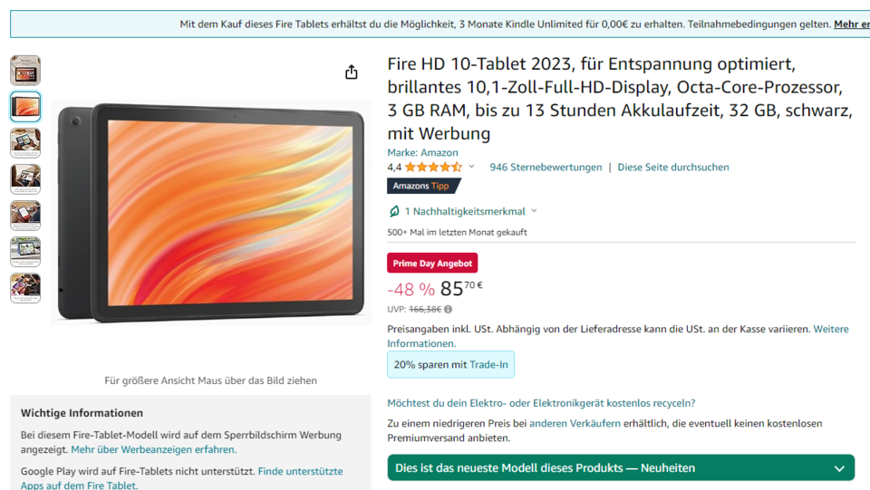 Amazon Prime Day: Die 32 besten Angebote