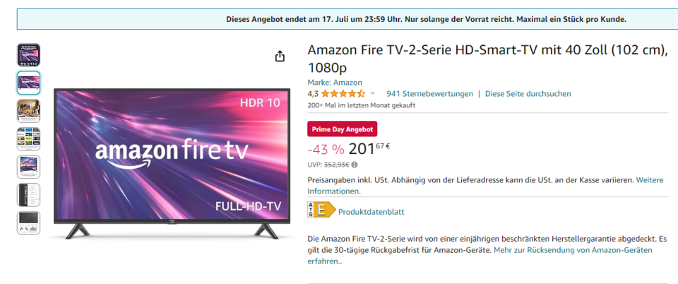 Amazon Prime Day: Die 32 besten Angebote