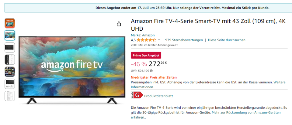 Amazon Prime Day: Die 32 besten Angebote