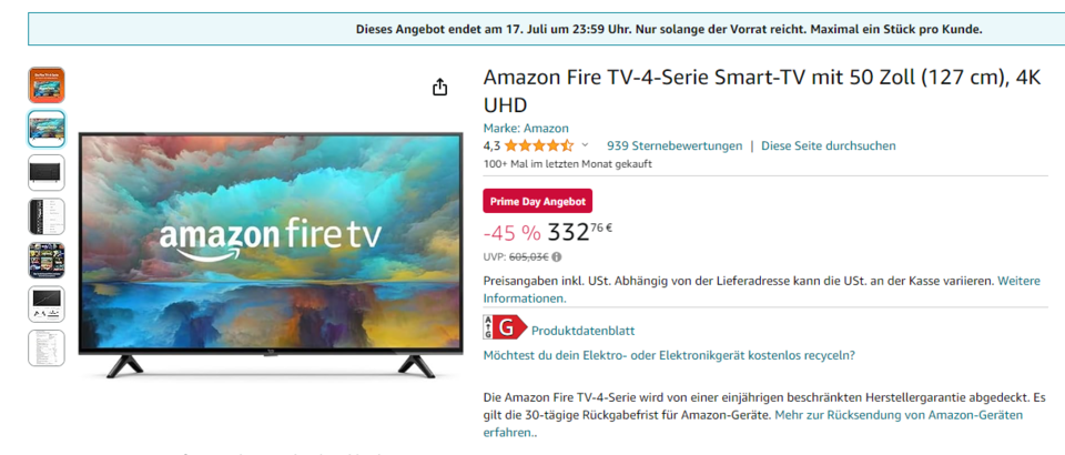 Amazon Prime Day: Die 32 besten Angebote