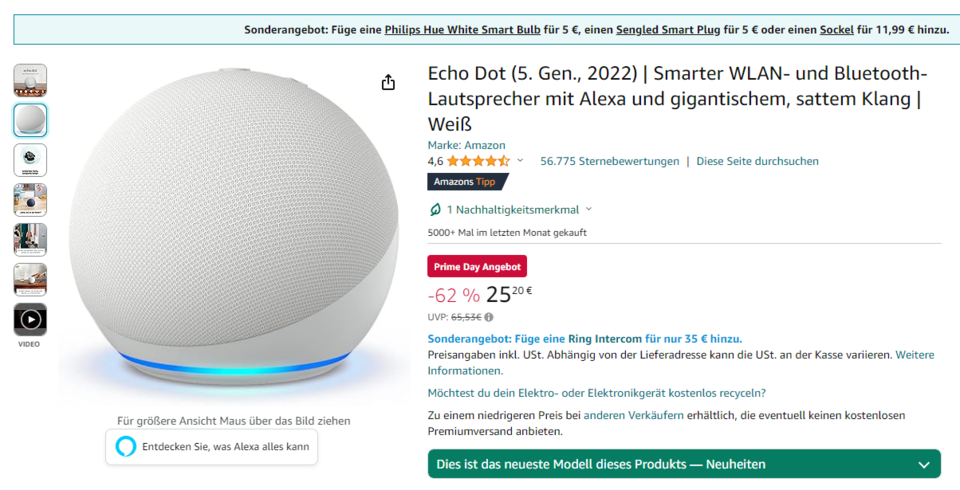 Amazon Prime Day: Die 32 besten Angebote