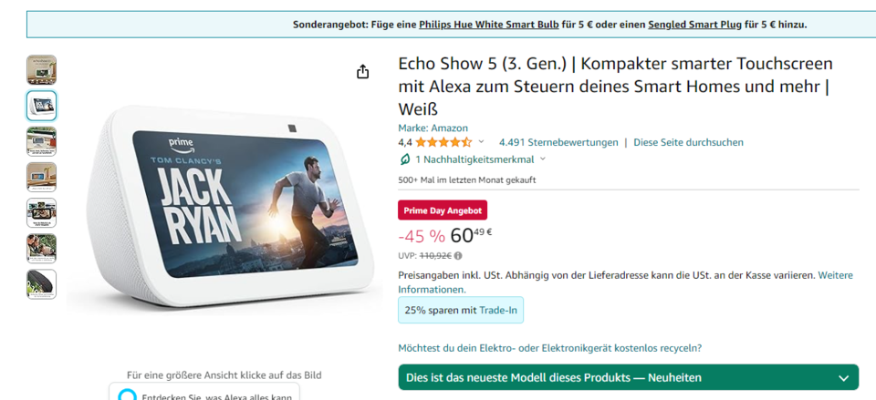 Amazon Prime Day: Die 32 besten Angebote