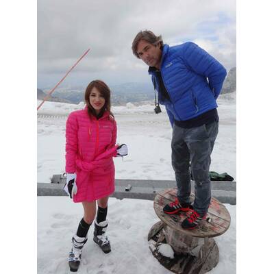 Amina Dagi im Skilehrer-Kalender 2014