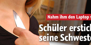 Nahm ihm PC weg: Schüler tötet Schwester