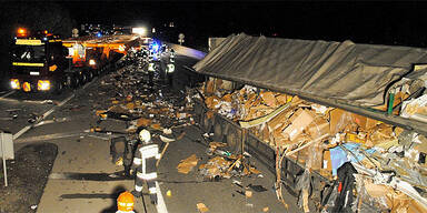 Folgenschwerer Lkw-Crash auf der A1 