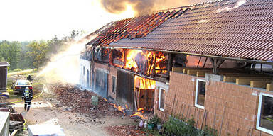 Zwei Großbrände in Niederösterreich 